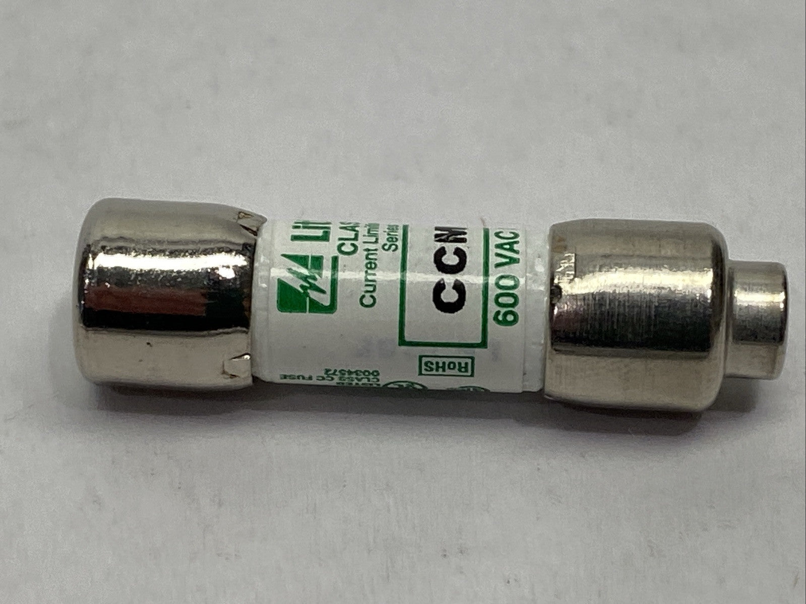 Littelfuse CCMR 8A Time-Delay Class CC Fuse 8A 600V LOT OF 3 - Maverick Industrial Sales