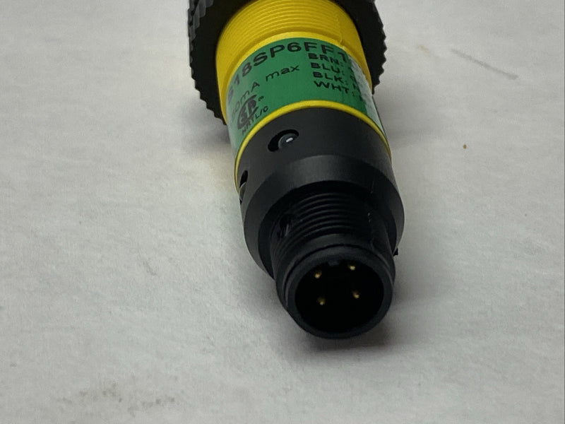 Banner S18SP6FF100Q Epoxy Encapsulated Barrel-Mount Sensor 10-30VDC 30884 - Maverick Industrial Sales