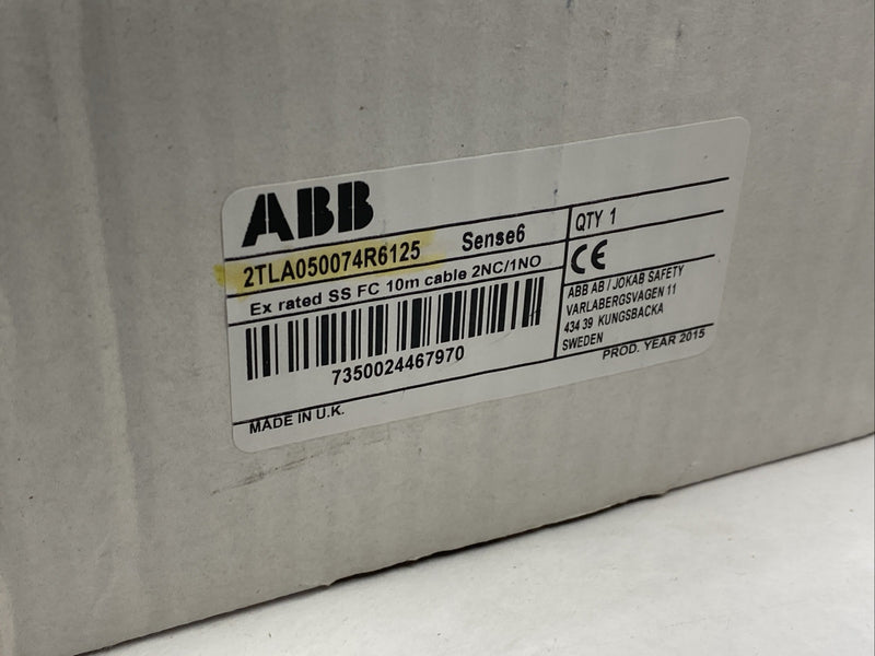 ABB 2TLA050074R6125 Sense6 SS Non-Contact Safety Sensor 10m Cable - Maverick Industrial Sales