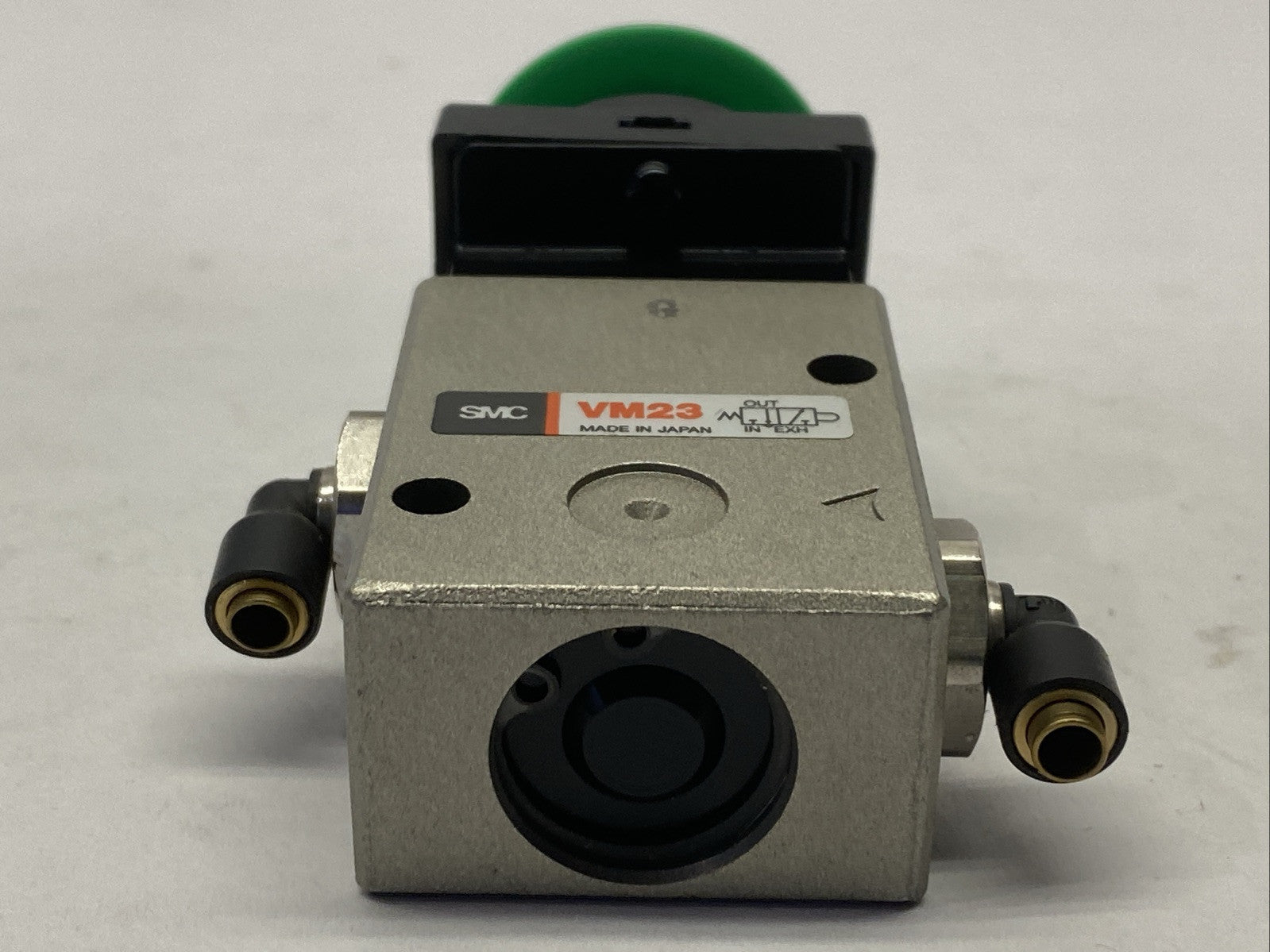 SMC VM230-02-30GA Pneumatic Mechanical Valve Green Start Button - Maverick Industrial Sales