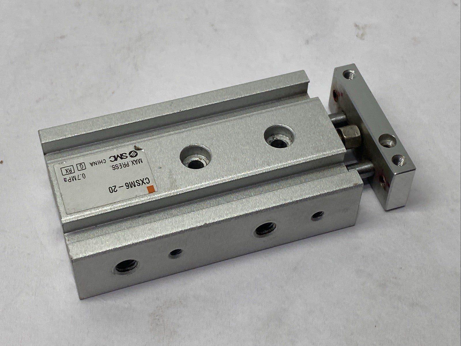 SMC CXSM6-20 Dual Rod Guided Pneumatic Cylinder 6mm Bore 20mm Stroke - Maverick Industrial Sales