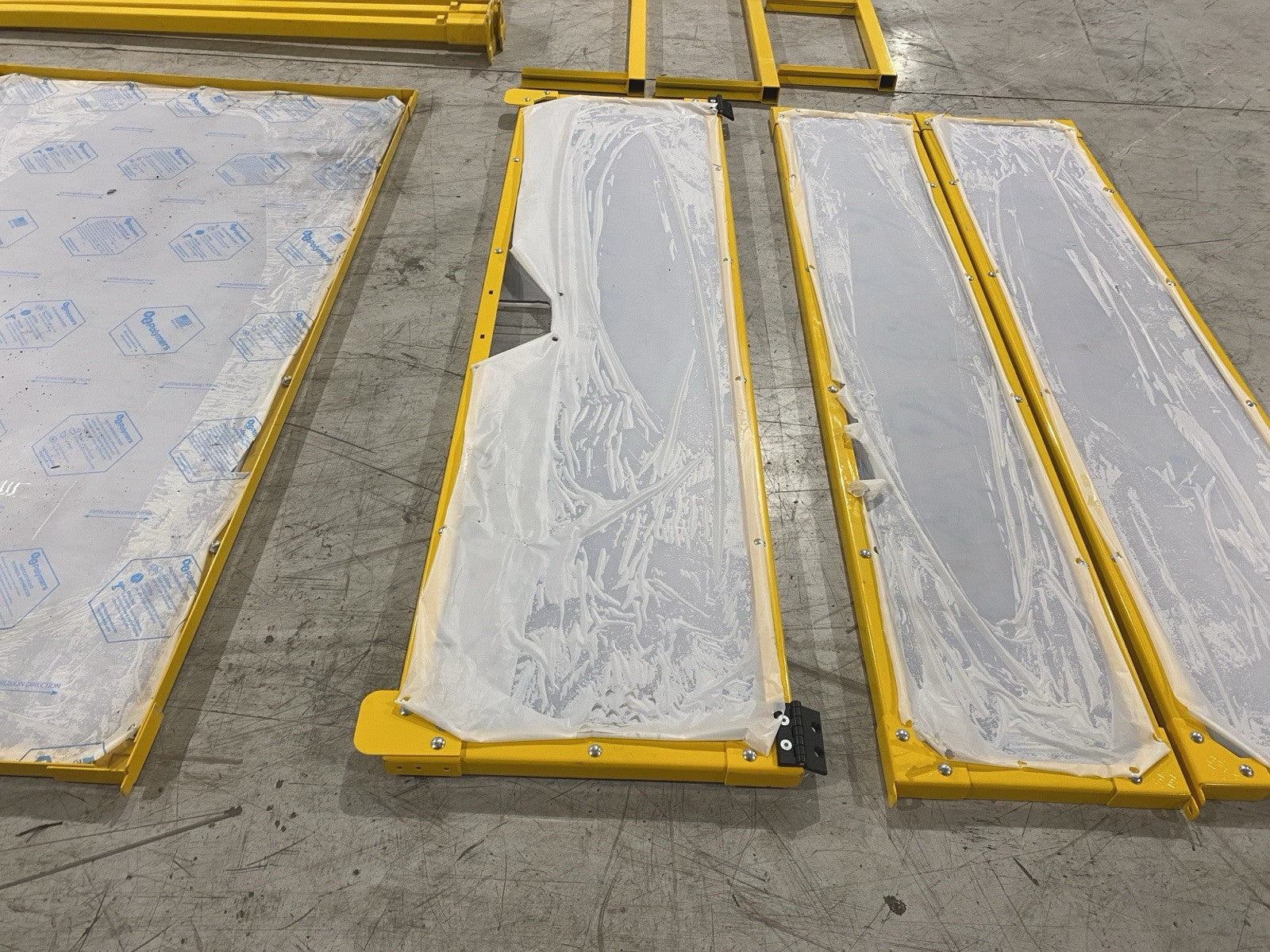 AGS Automated Guarding Systems LOT OF 6 Panels and Misc. Supports - Maverick Industrial Sales