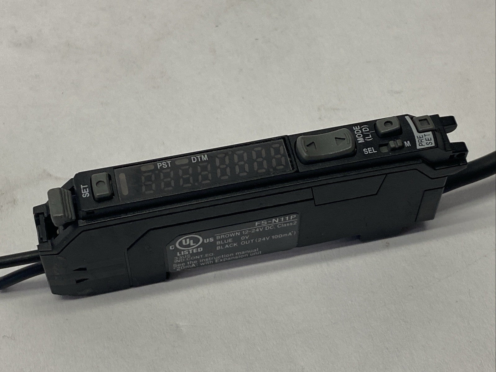 Keyence FS-N11P Digital Fiber Optic Sensor Amplifier - Maverick Industrial Sales