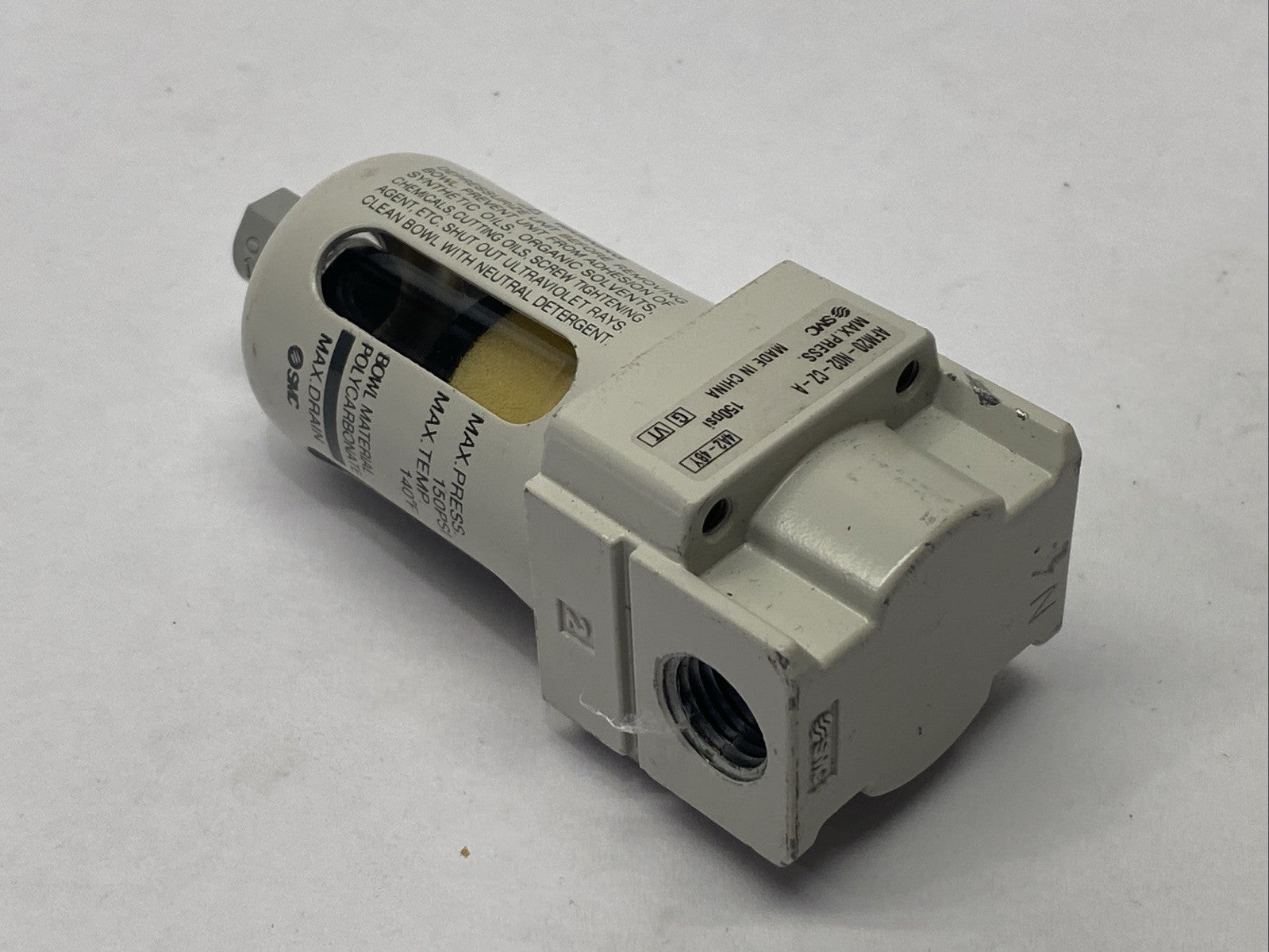 SMC AFM20-N02-CZ-A Pneumatic Mist Separator 1/4" NPT - Maverick Industrial Sales