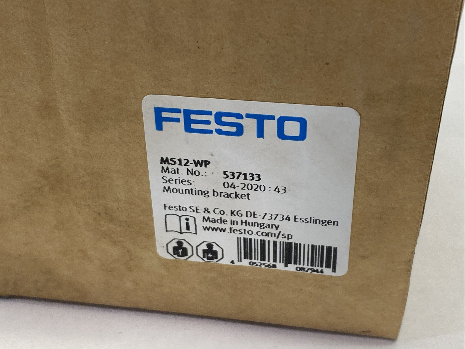 Festo MS12-WP Mounting Bracket 537133 - Maverick Industrial Sales