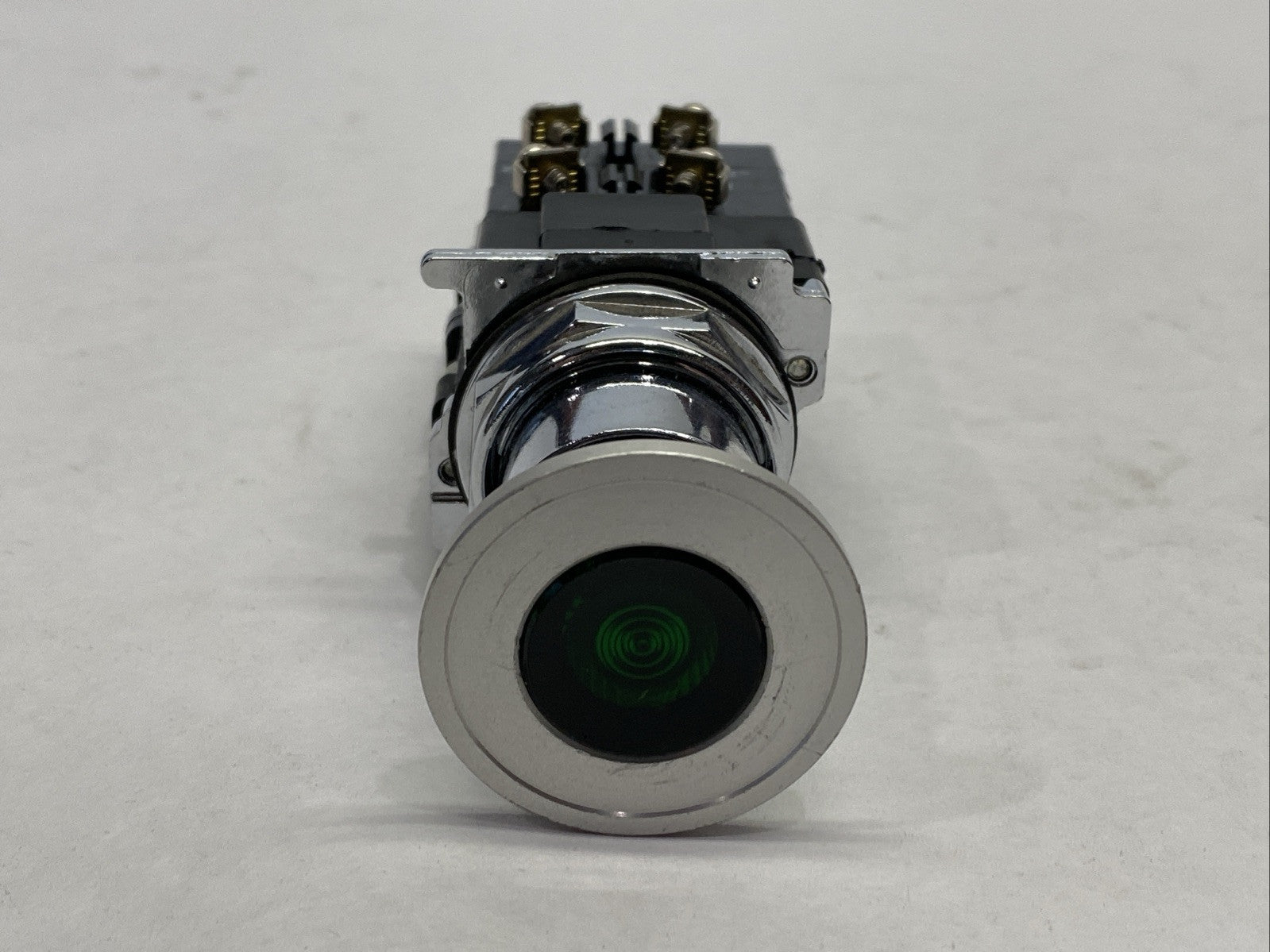 Cutler Hammer 10250T/91800T Green Illuminated Mushroom Pushbutton w/ 2x 091296 - Maverick Industrial Sales