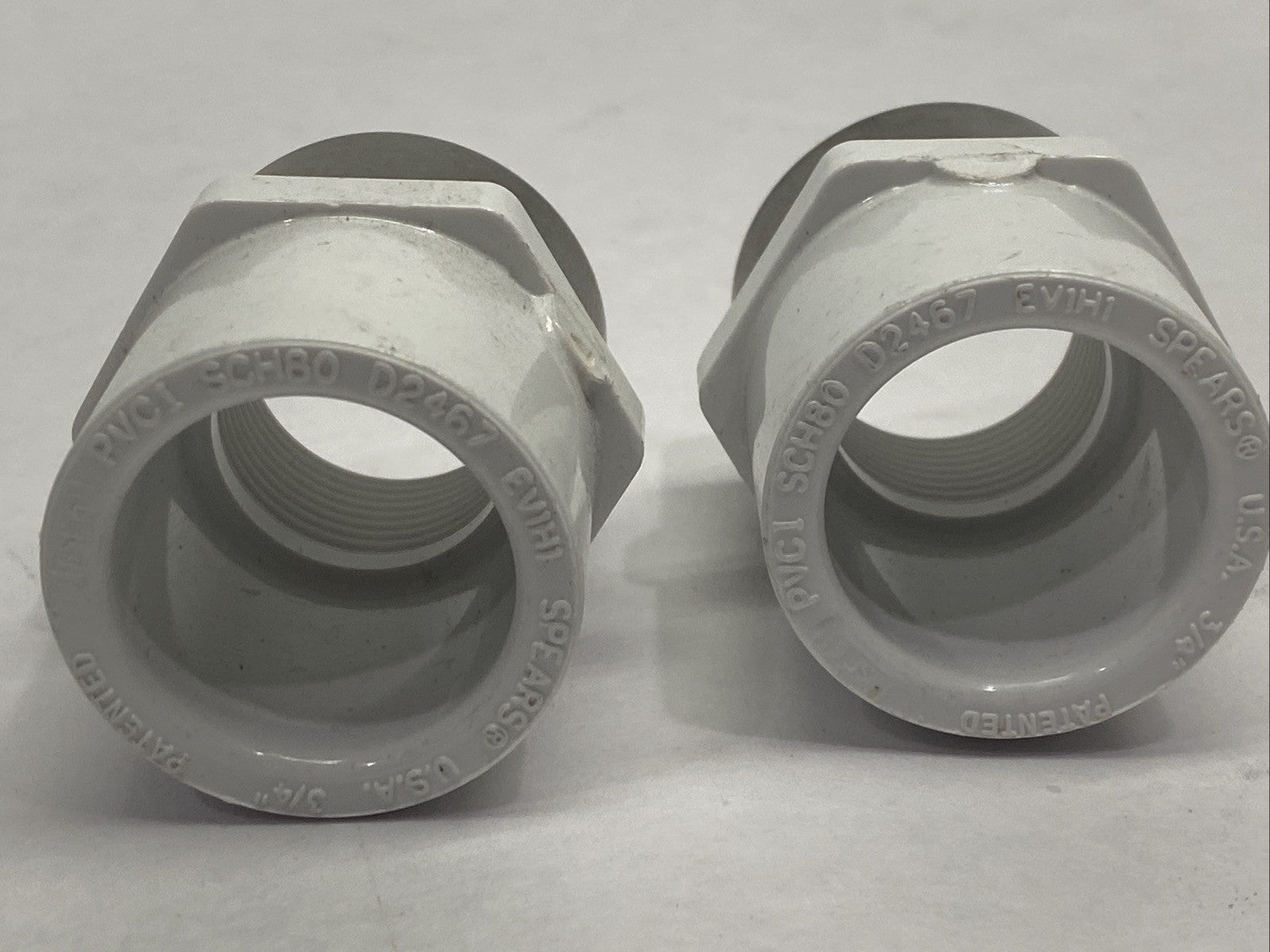 Spears 435-007SR Reinforced Female Adapter PVC SCH 40 3/4" LOT OF 2 - Maverick Industrial Sales