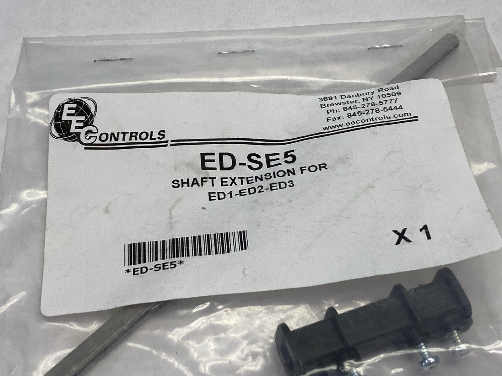 EEC Controls ED-SE5 Shaft Extension For ED1-ED2-ED3 - Maverick Industrial Sales