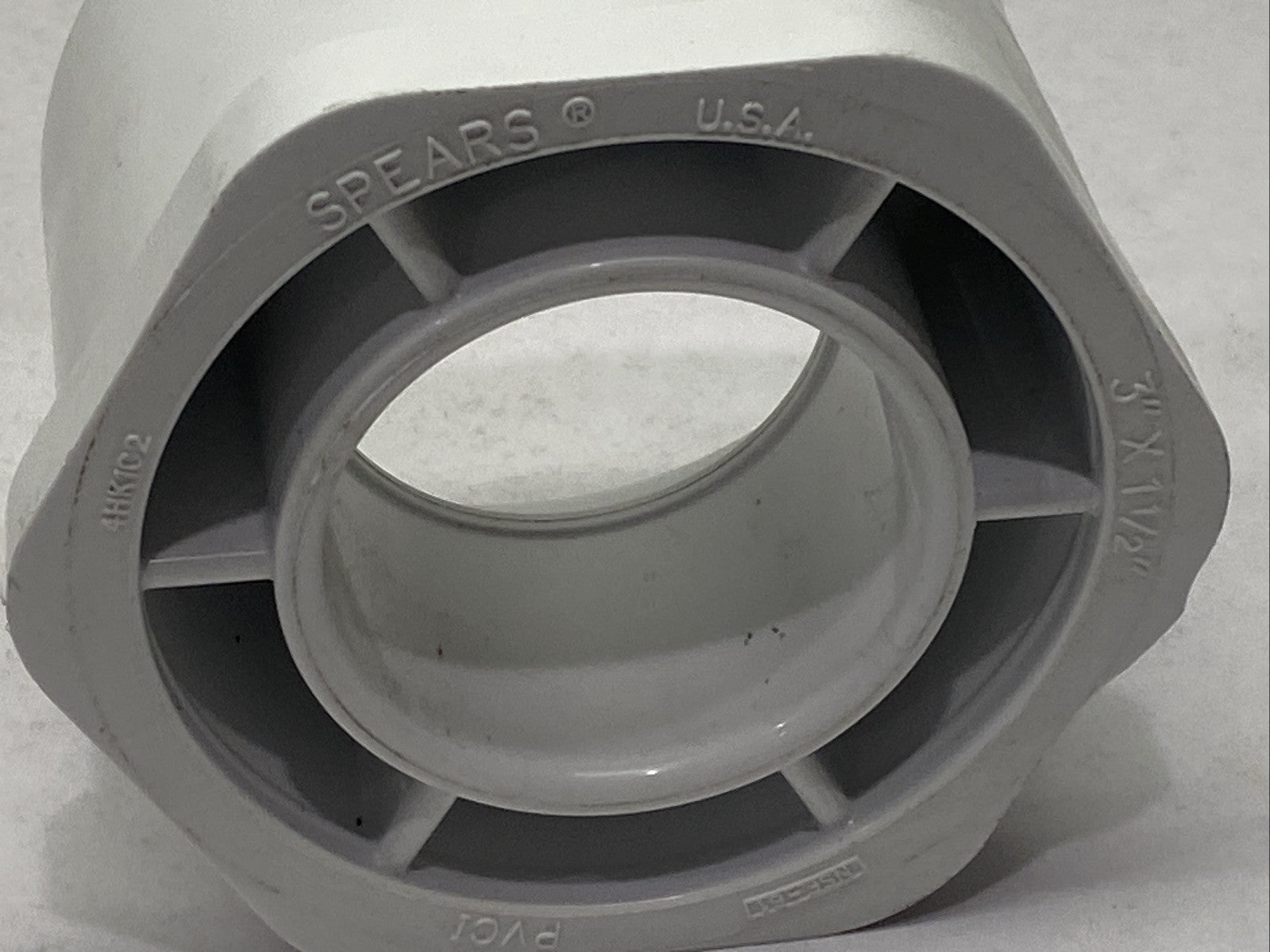Spears 437-337 Reducing Bushing 3" x 1-1/2" PVC SCH 40 - Maverick Industrial Sales