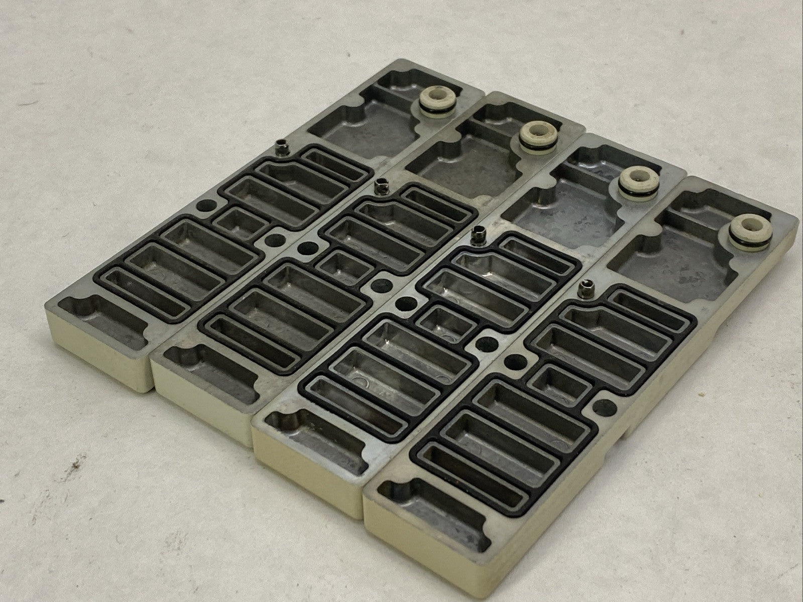SMC VVS8040-11A Pneumatic Manifold Blanking Plate LOT OF 4 - Maverick Industrial Sales