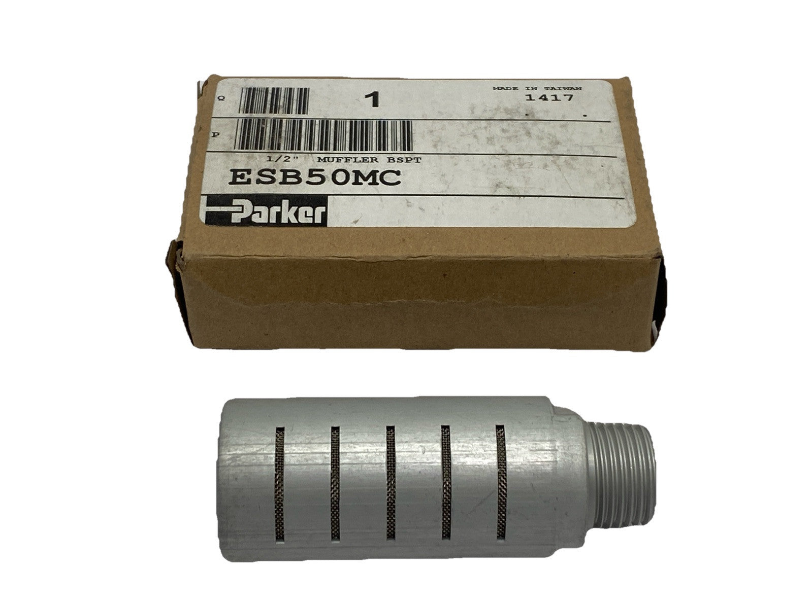 Parker ESB50MC Pneumatic Silencer Muffler 1/2" BSPT - Maverick Industrial Sales