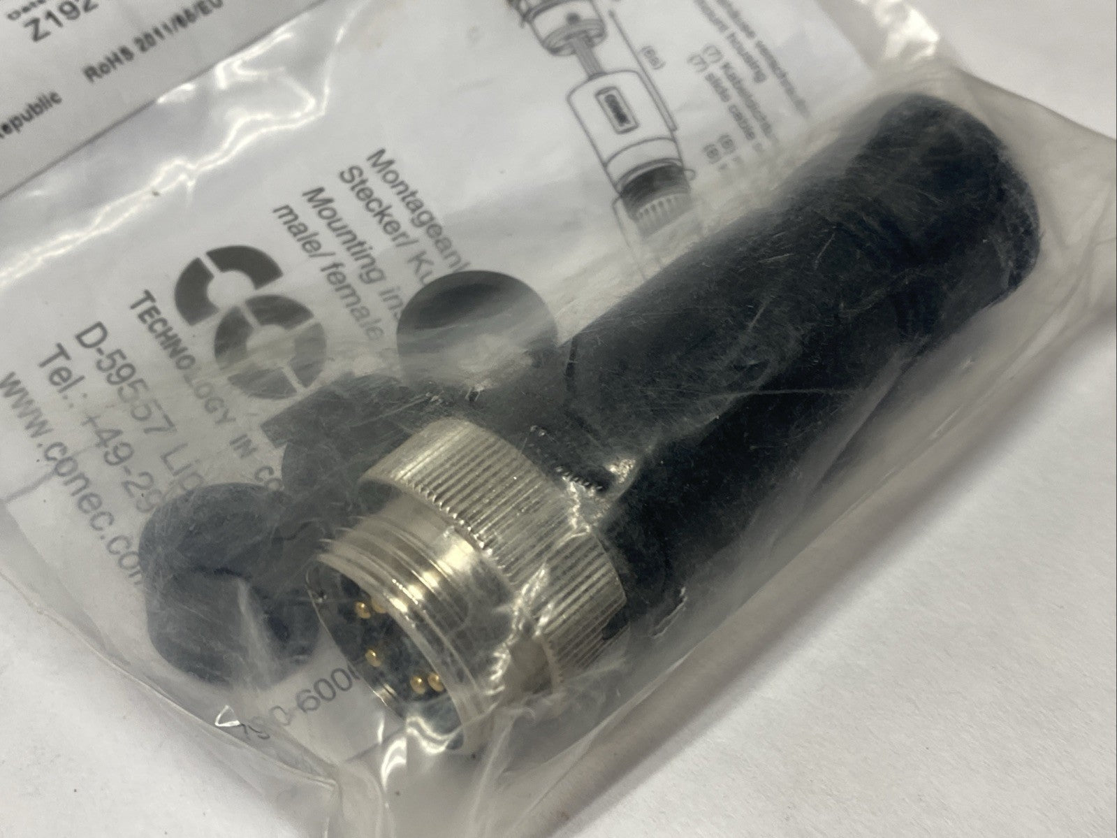 Conec 41-00006 Circular Connector Male 7/8" 5-Position - Maverick Industrial Sales
