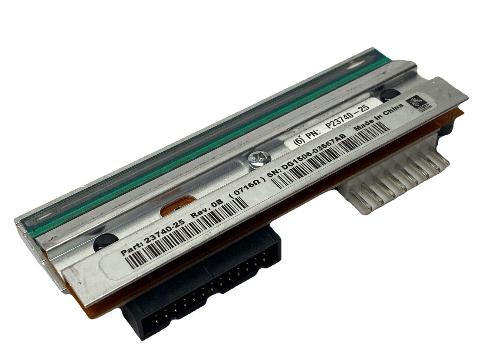 Zebra P23740-25 Rev. 0B Print Head 23740-25 - Maverick Industrial Sales