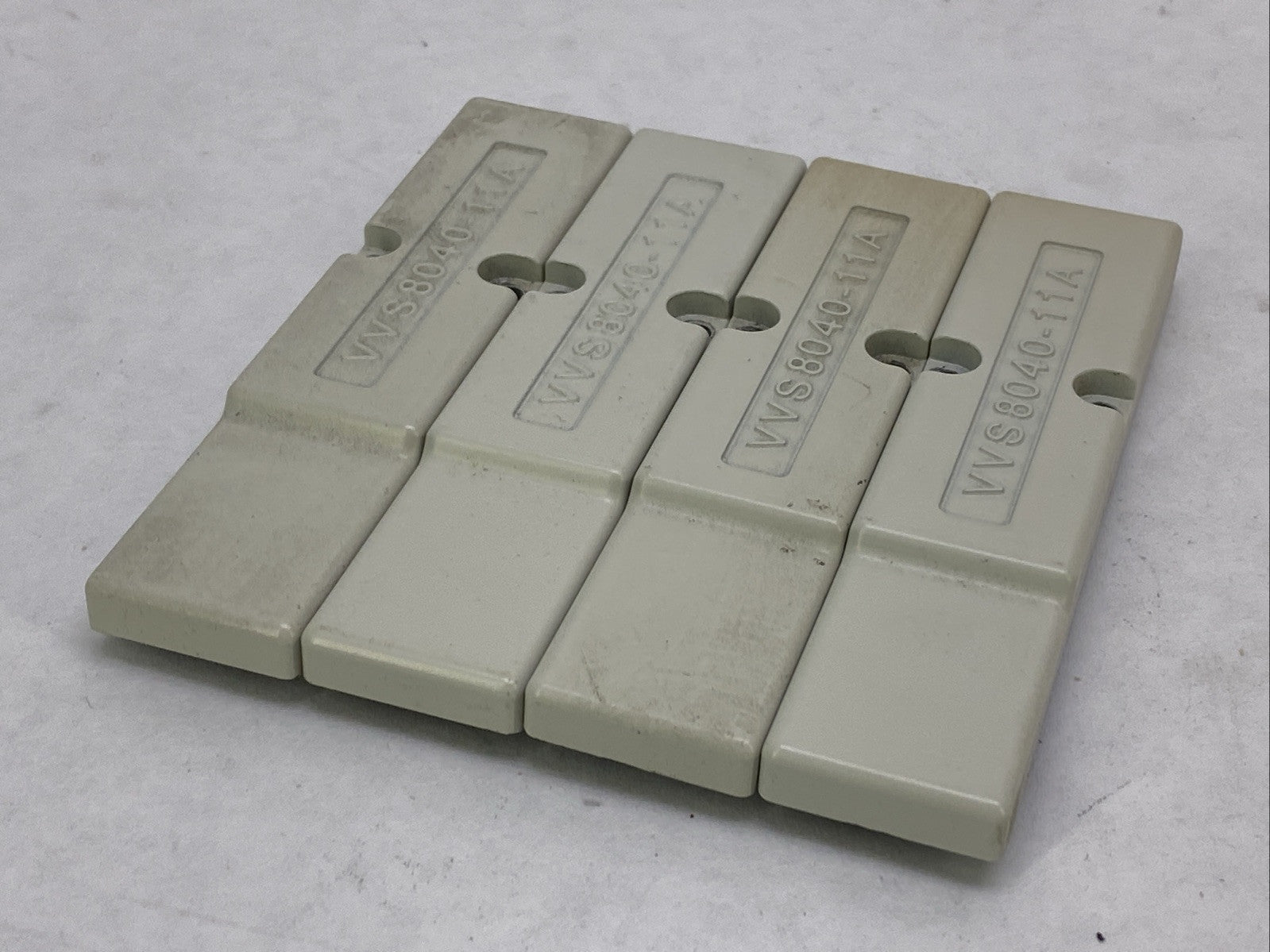 SMC VVS8040-11A Pneumatic Manifold Blanking Plate LOT OF 4 - Maverick Industrial Sales