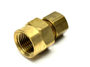 Parker 6FSC6N-B 3/8" Compression Tube x 3/8" FPT Fitting Brass - Maverick Industrial Sales