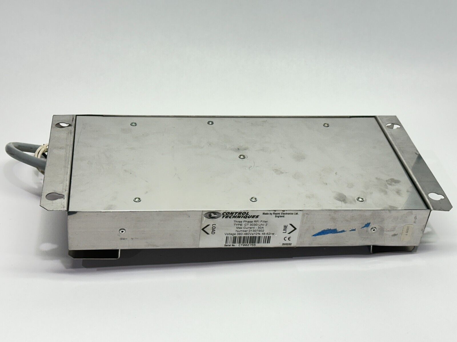 Control Techniques CT 3030-UNI 2 RFI Filter 3-Phase 30A 380-480V+-10% 10307902 - Maverick Industrial Sales