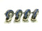 Grainger 5UX70B Standard Plate Light-Duty Swivel Caster 195Lbs Each LOT OF 4 - Maverick Industrial Sales