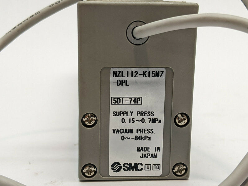 SMC NZL112-K15MZ-DPL Multi Stage Vacuum Ejector w/ Vacuum Pressure Switch - Maverick Industrial Sales