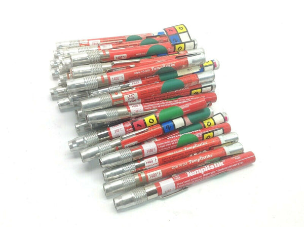 Tempil Tempilstik 1400°F Temperature Indicating Crayon Pen 760°C, LOT of 40 - Maverick Industrial Sales