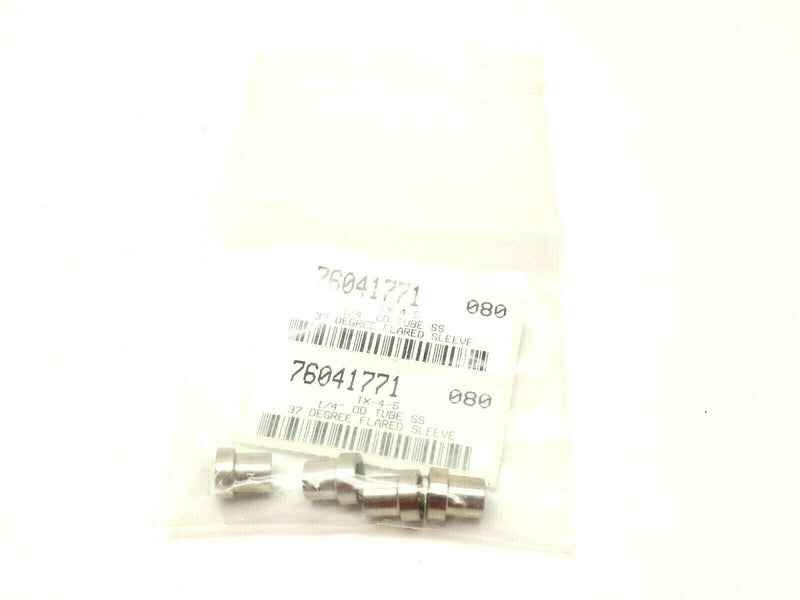 Parker 4 TX-S Triple-Lok 37 Degree Flare JIC Tube Fitting 1/4" Tube OD LOT OF 4 - Maverick Industrial Sales