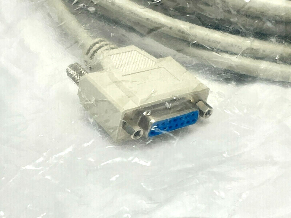 L-Com CSMN15FF-50 Deluxe Molded D-Sub Cable DB15 Female/Female 50ft ...