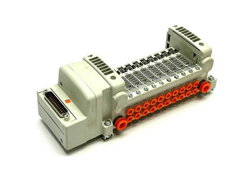 SMC VV5QC11-10N3FD0-D0S Pneumatic Manifold Base w/ D-Sub Connector - Maverick Industrial Sales