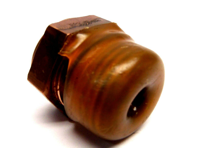Welform 490-10044-09 Brass 1" Threaded Weld Cap Pin 14 to 12 Metric Hole - Maverick Industrial Sales