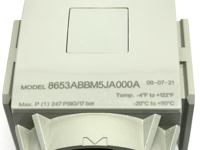 Emerson 8653ABBM5JA000A Aventics Coalescing Filter 5 Micron 3/4" NPT - Maverick Industrial Sales