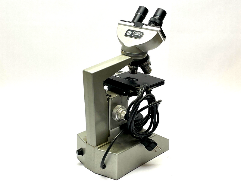 Fisher Scientific 23715 Microscope w/ 120V 30W Lamp in Stand - Maverick Industrial Sales