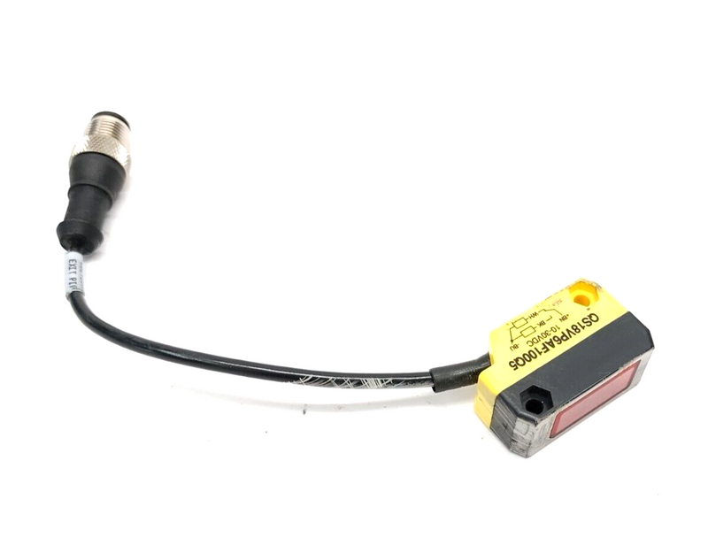 Banner QS18VP6AF100Q5 All Purpose Photoelectric Sensor M12 4-Pin 10-30VDC 68326 - Maverick Industrial Sales