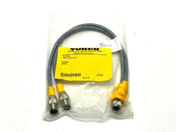 Turck VBRK 4.4-2RS 4T-0.3/0.3 Splitter 2-Way U0907-1 - Maverick Industrial Sales