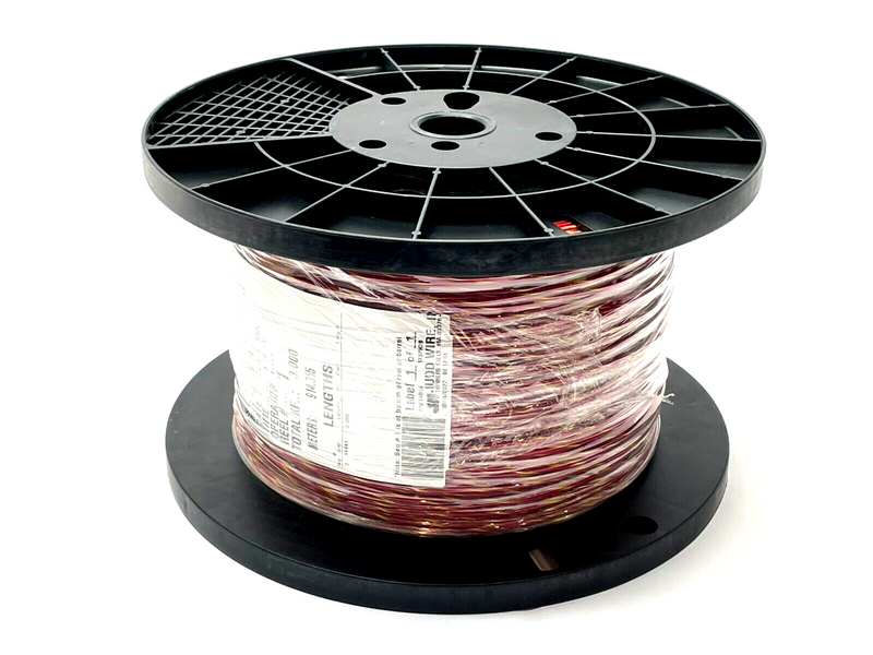 Judd Wire H09216 Lead Wire 18AWG 300V Red/Yellow 3000ft Legnth - Maverick Industrial Sales