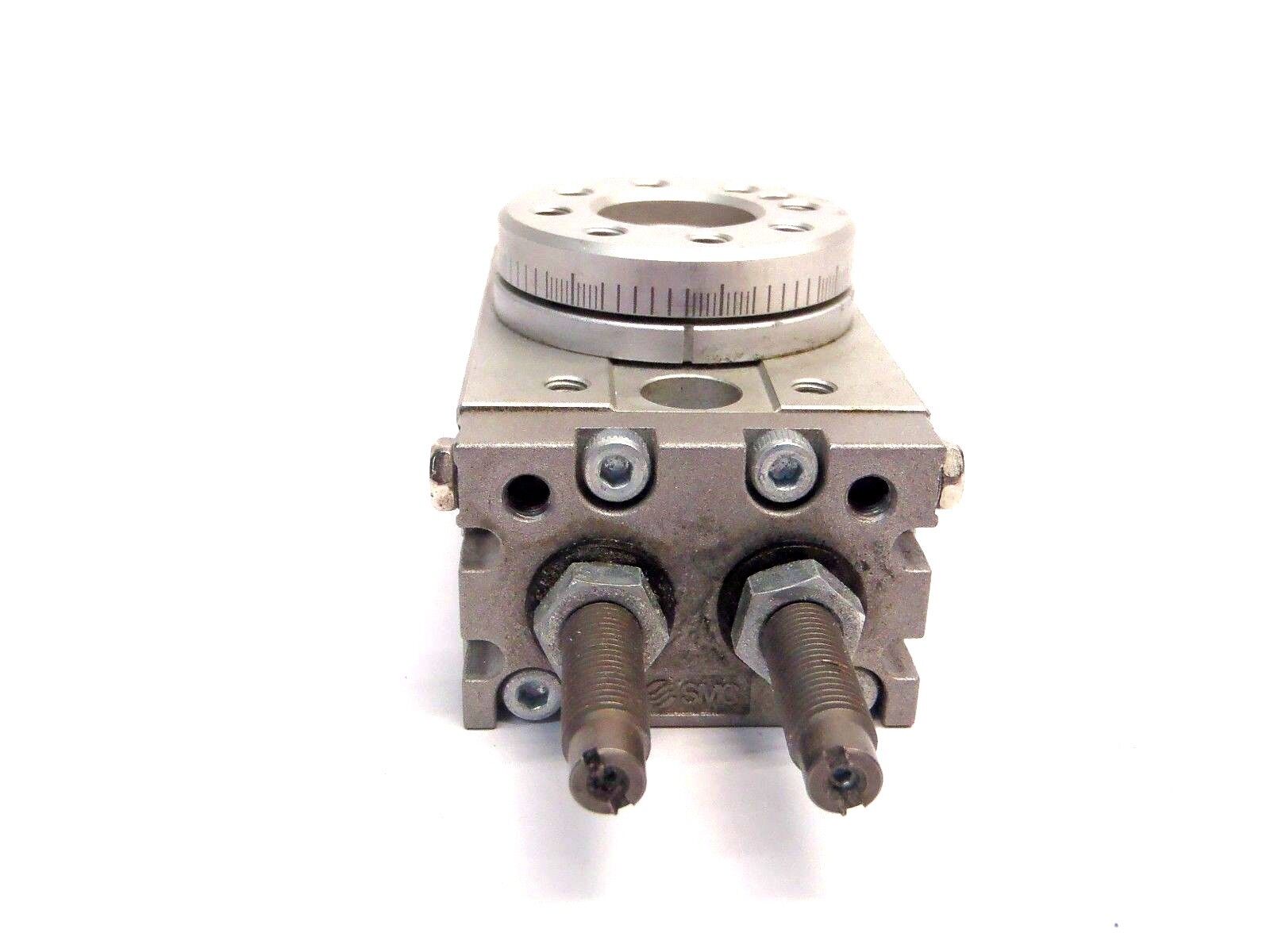 SMC MSQB10R Compact Rotary Table 10mm Bore M5 x 0.8 Port - Maverick Industrial Sales