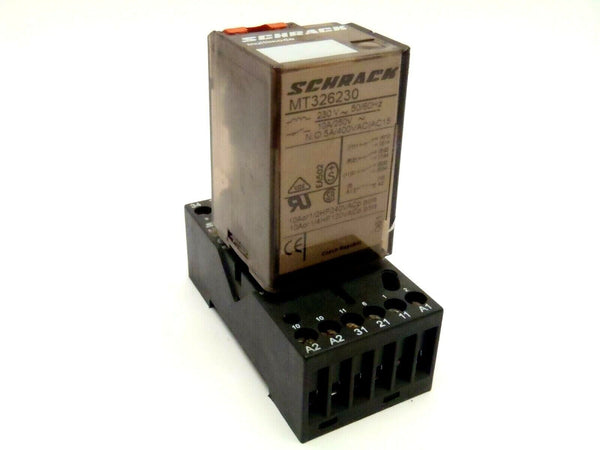 Schrack MT78740 Base w/ MT326230 Relay - Maverick Industrial Sales