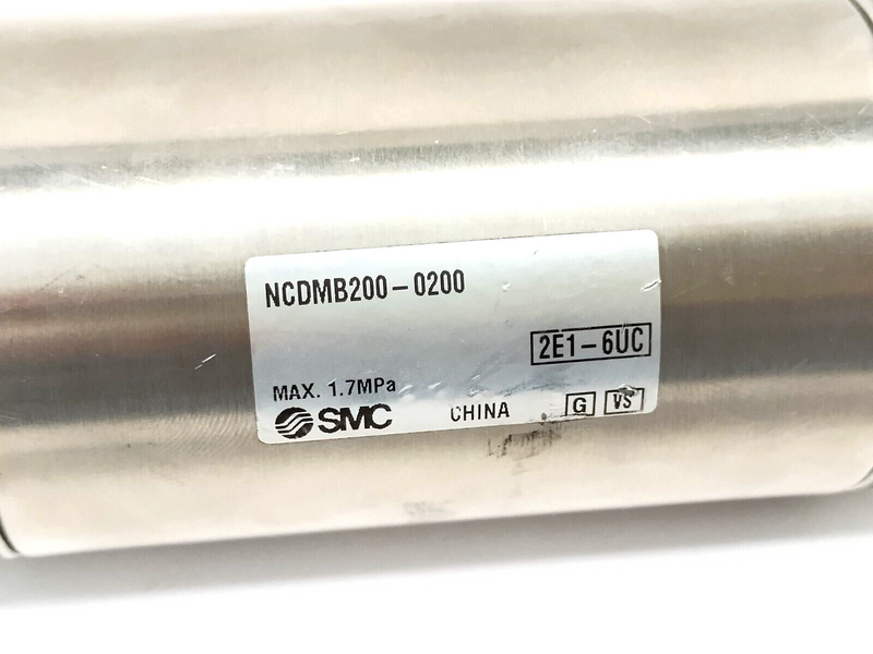 SMC NCDMB200-0200 Round Body Pneumatic Cylinder 2" Bore 2" Stroke - Maverick Industrial Sales