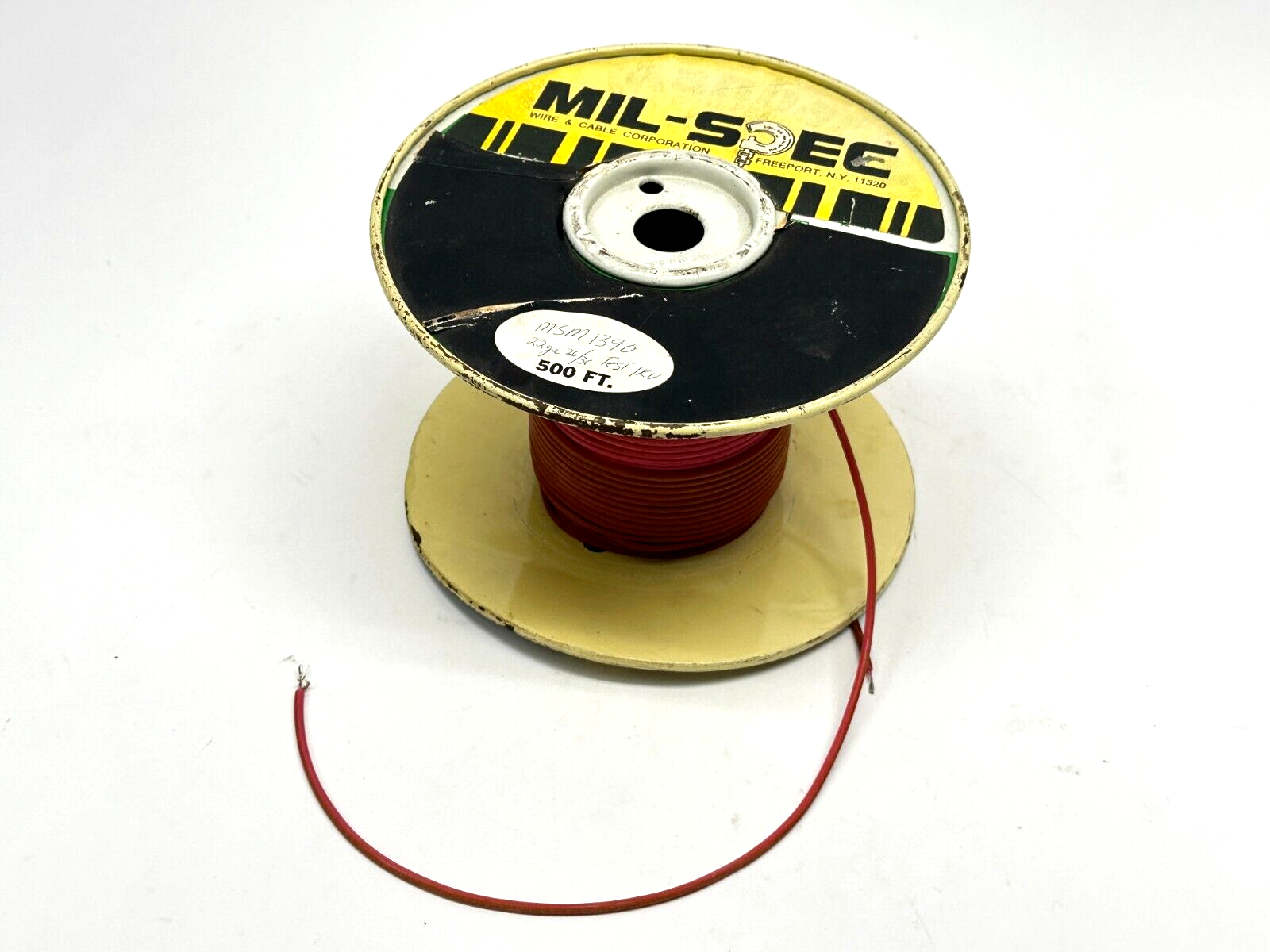 Mil-Spec Wire & Cable Corp MSM1390 Cable 22AWG 26/36 155ft Spool - Maverick Industrial Sales