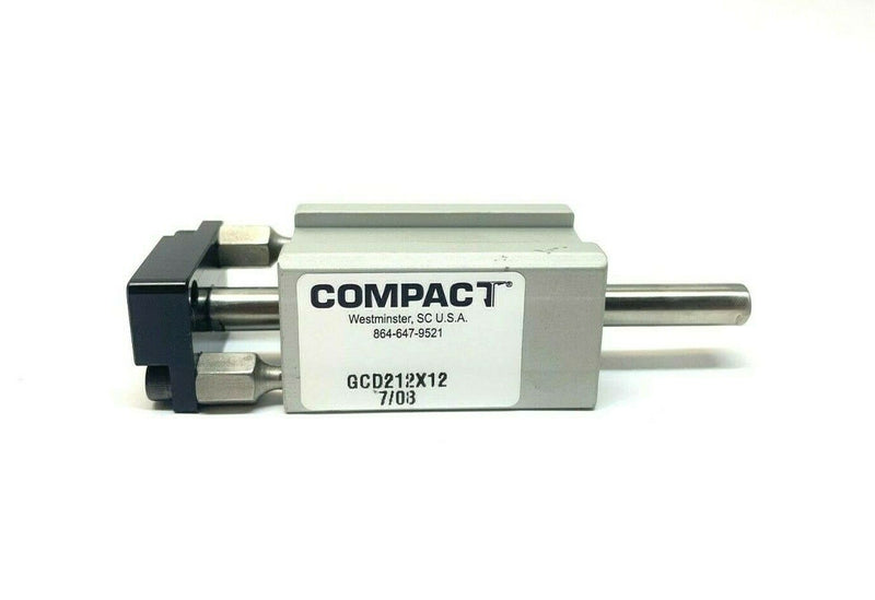 Compact GCD212X12 Guided Pneumatic Cylinder - Maverick Industrial Sales