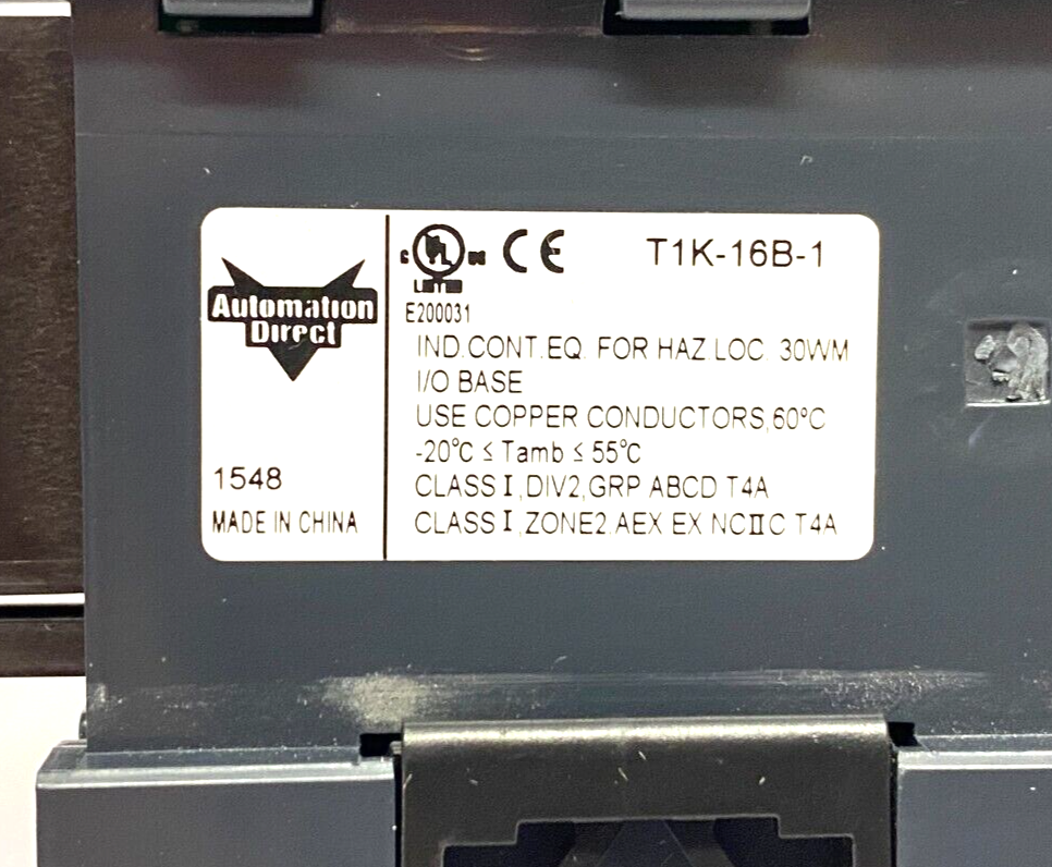 Automation Direct T1K-16ND3 Terminator I/O Input Module T1K-16B-1 Base Module - Maverick Industrial Sales