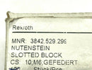 Bosch Rexroth 3842529299 Slotted Block LOT OF 10 - Maverick Industrial Sales