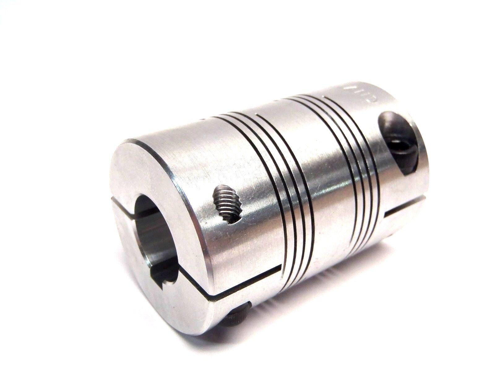 Ruland FCMR38-17-17-A 17x17mm Six Beam Aluminum Coupling 38.1mm OD 57.2mm L - Maverick Industrial Sales