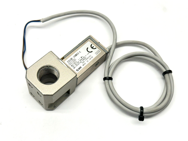 SMC IS10E-30N03-L Pressure Switch With Piping Adapter 3/8" NPT - Maverick Industrial Sales