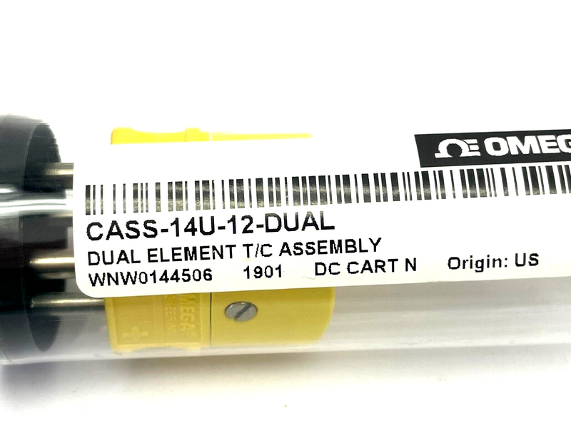 Omega CASS-14U-12-DUAL Dual Element T/C Assembly - Maverick Industrial Sales