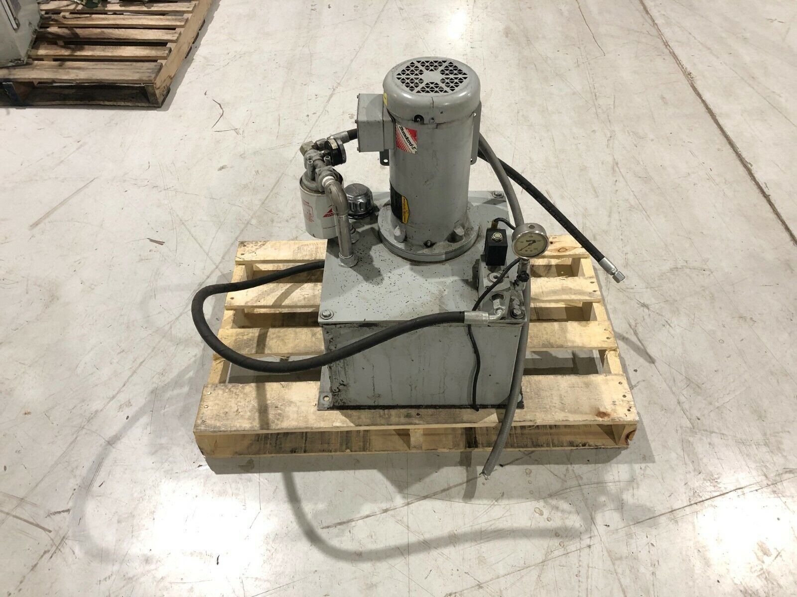 MFP 2BB1U08R-X4556 Hydraulic Pump, MFPU-5847, 3 HP Baldor Motor, Gear Pump - Maverick Industrial Sales