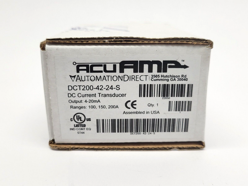 Automation Direct AcuAMP DCT200-42-S DC Current Transducer - Maverick Industrial Sales