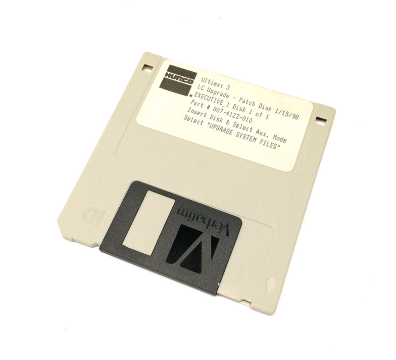 Hurco 007-4123-010 Ultimax 3 LC Upgrade Patch Disk 1/15/98 Executive 1 - Maverick Industrial Sales