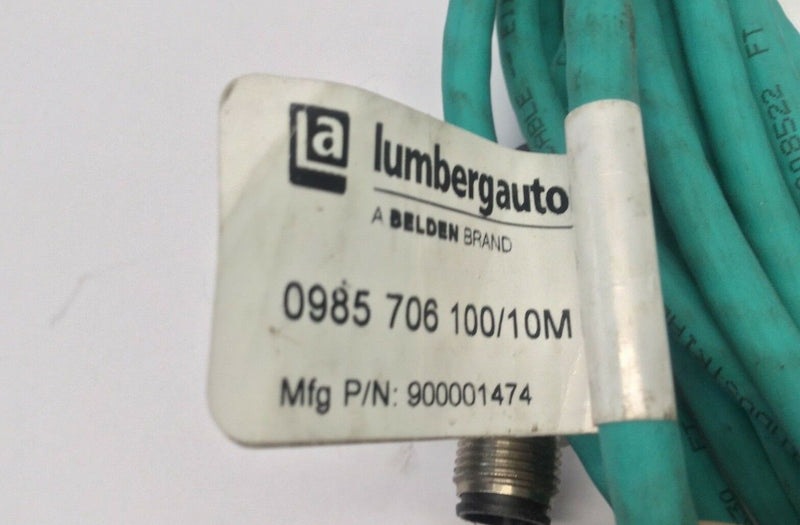 Lumberg Automation 0985 706 100/10M 4 Pin Male/Male Cordset - Maverick Industrial Sales