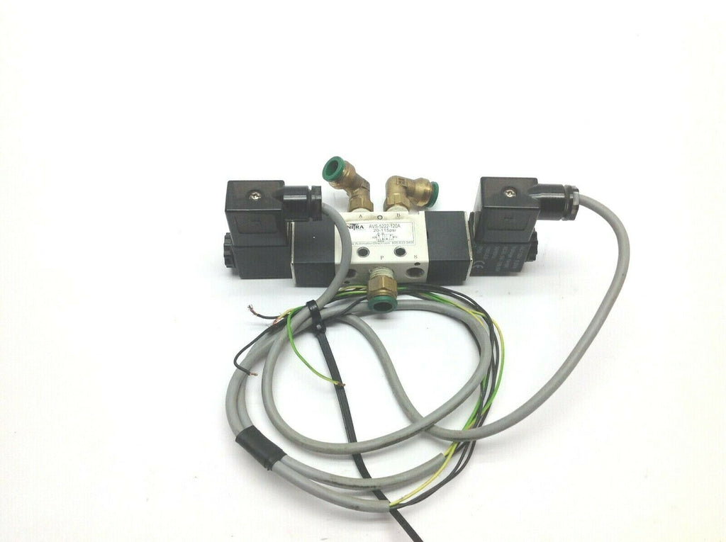 Nitra AVS-5222-120A 5 Port Manifold With Dual Solenoid Valve 3.5va ...