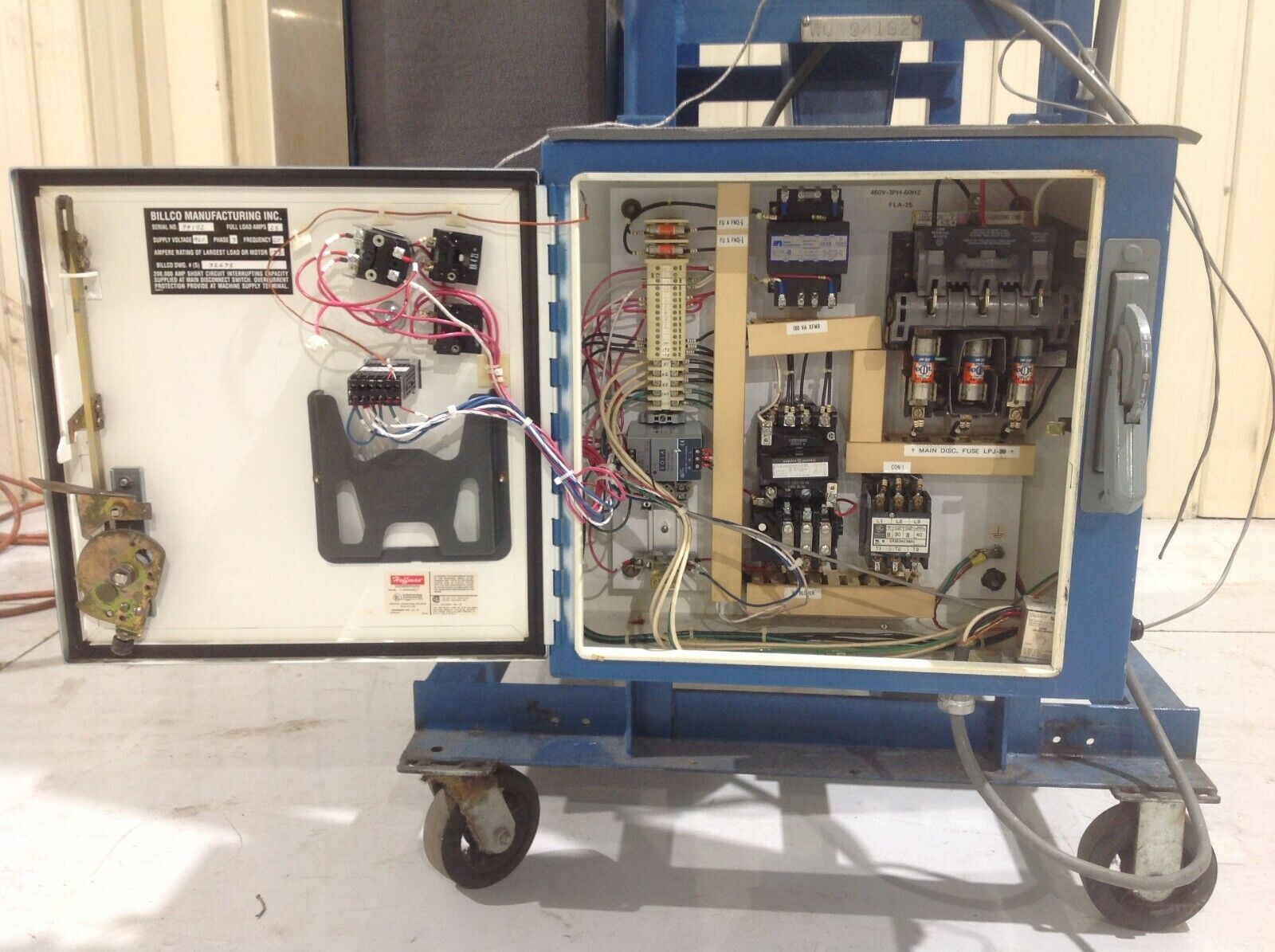 Bilco Heated Air Blower 460V with Chromalox CAB1511SSXX and Baldor M3613T - For parts or not working - Maverick Industrial Sales