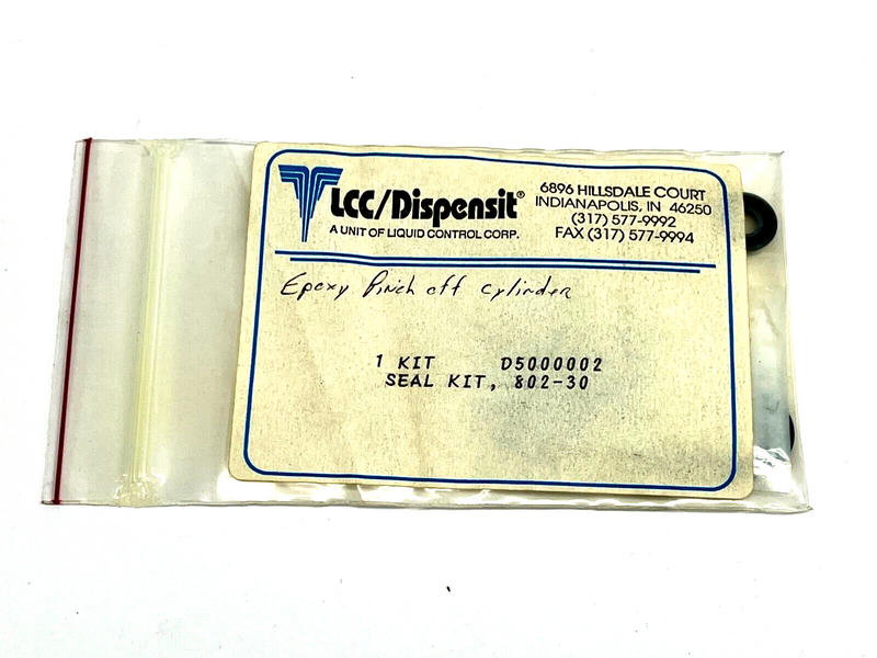 LCC Dispensit 802-30 Seal Kit D5000002 - Maverick Industrial Sales
