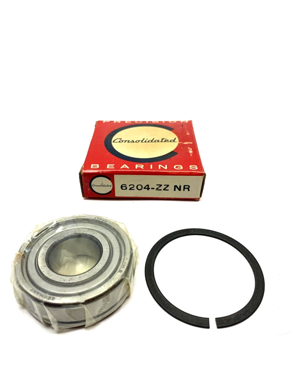 Consolidated Bearings 6204-ZZ NR Sealed Bearing - Maverick Industrial Sales